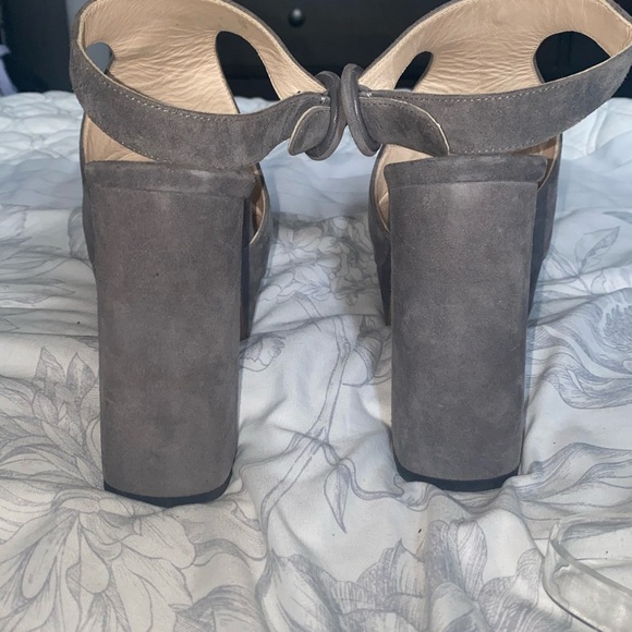 🔥🔥Prada Suede Chunky Heel Platform Sandals - Picture 8 of 9